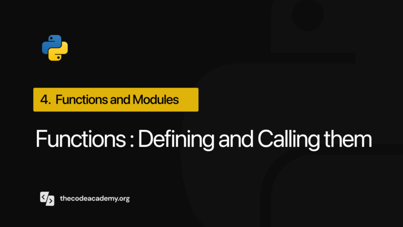 What are Functions in Python, its types and how to define and call them ...
